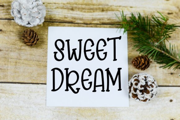 Santa Cookies Font PNG with transparent background - Preview 4