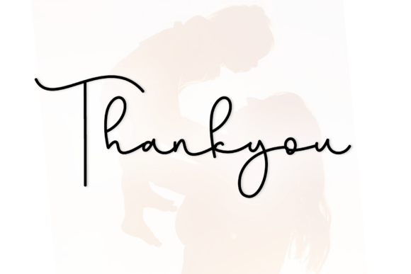 Singlemom Font PNG with transparent background - Preview 4