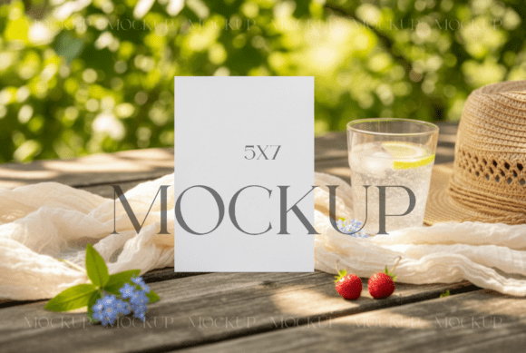 Summer Invitation Mockup