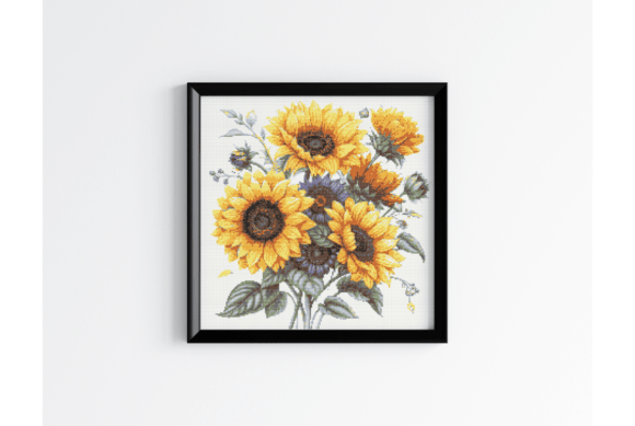 Sunflower Bouquet Cross Stitch Pattern