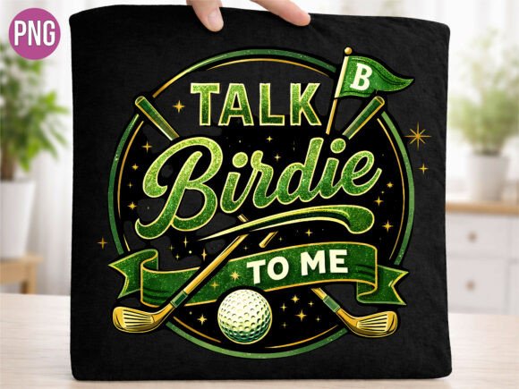 Talk Birdie to Me Funny Golf Sports PNG