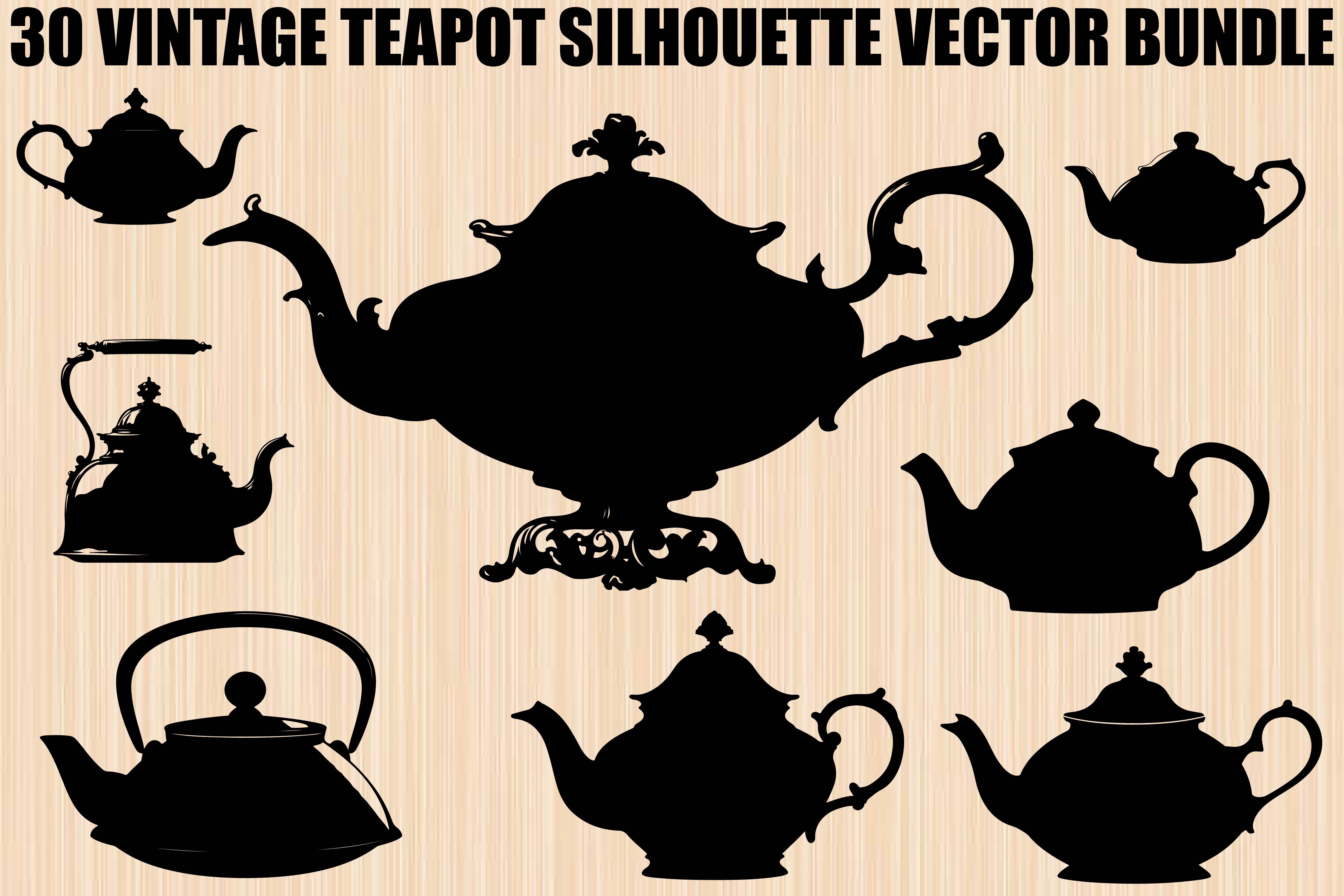 Vintage Teapot SVG Bundle