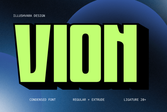 Vion Sans Serif Font By illushvara