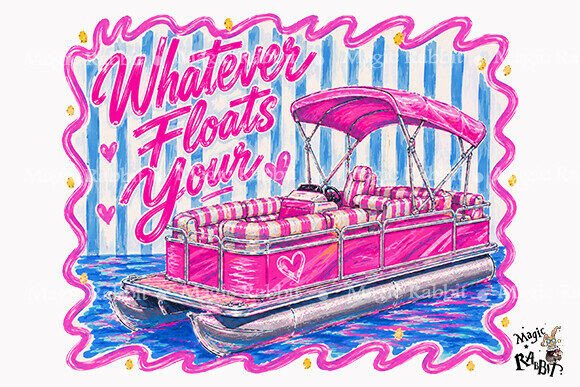 Whatever Floats Your Boat PNG Grafik Druckbare Illustrationen Von Magic Rabbit
