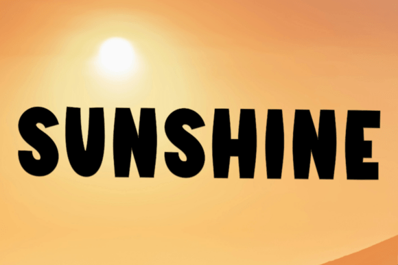 Beach Ball Font - Preview 1