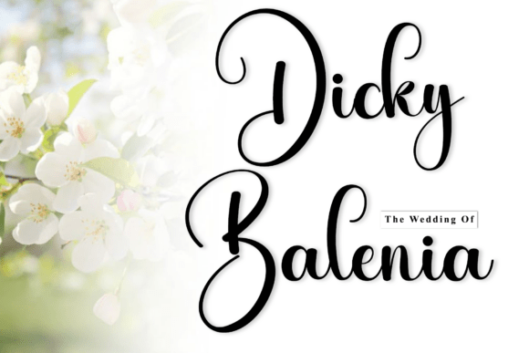 Bianlia Digitaling Font - Preview 3