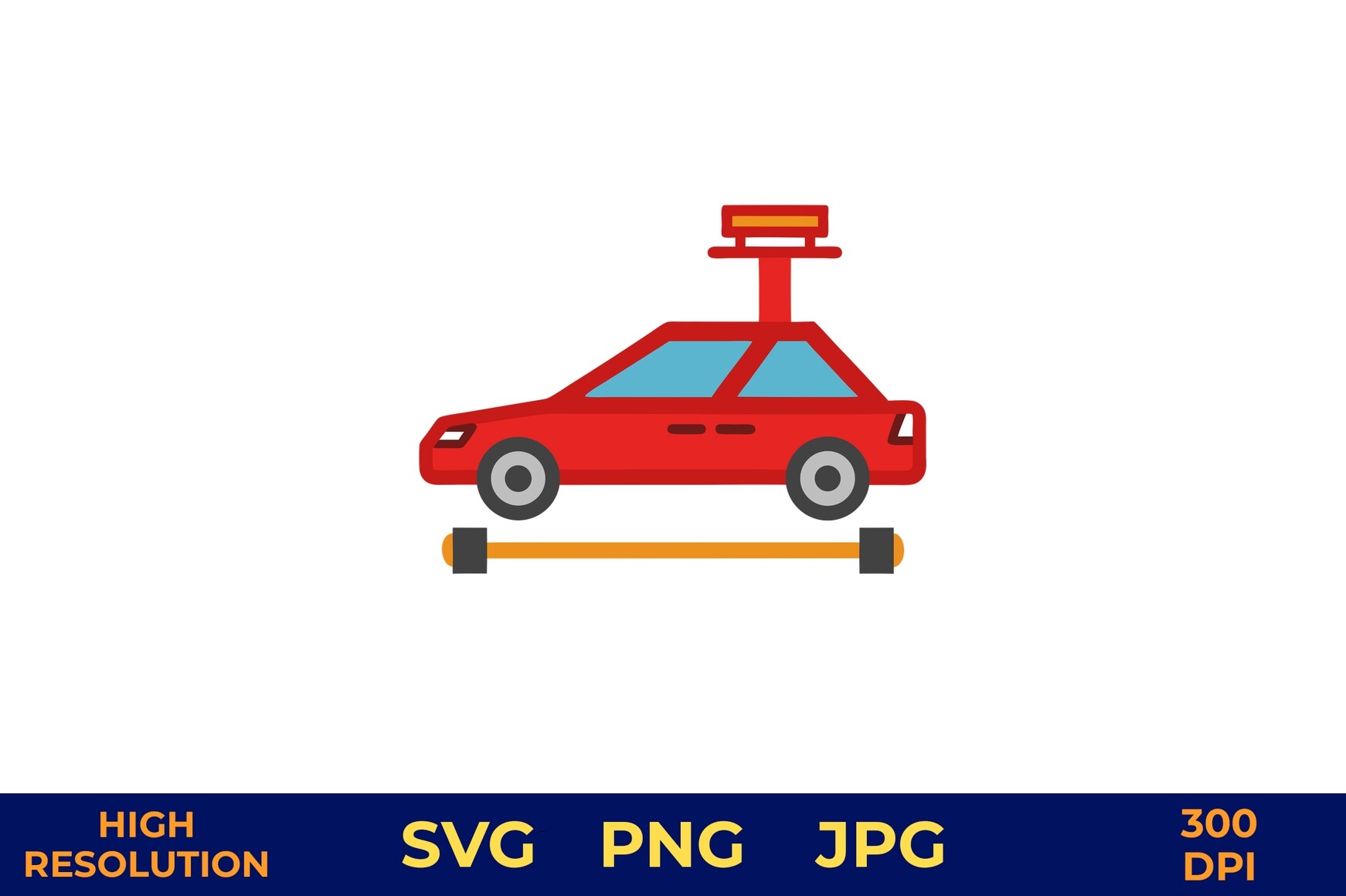 Car Jack Lifting a Vehicle for Repair Graphic by designcrafts ...