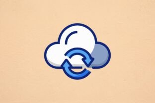Circular Arrows Cloud Sync Vector Icon Graphic by designcrafts ...