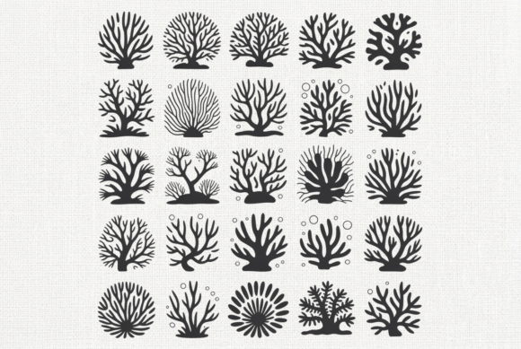Coral Clipart Bundle - Ocean Sea Life Graphic by rabiulalam97677 ...