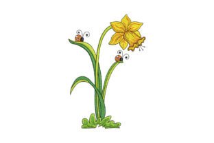 Daffodil Flower · Creative Fabrica