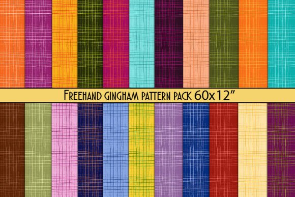 Freehand Gingham Pattern Pack 60