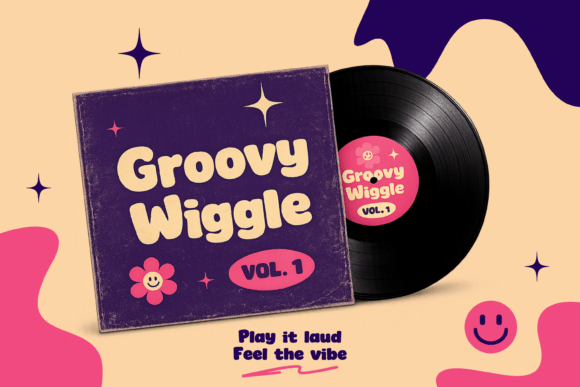Groovy Wiggle Font - Preview 2