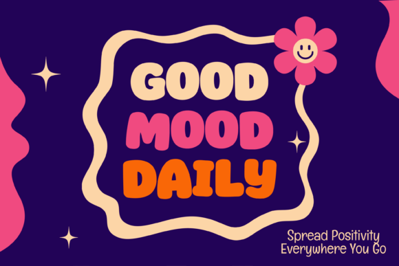 Groovy Wiggle Font - Preview 3