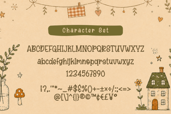 Mellow Wiggle Font PNG with transparent background - Preview 6