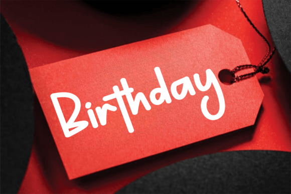 Monday Background Font PNG with transparent background - Preview 3