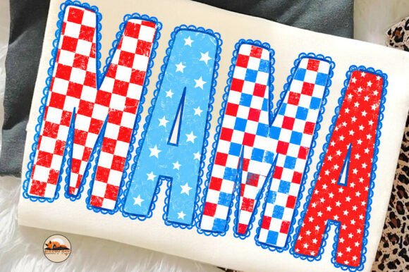 Patriotic Mama 4th of July Shirt PNG Grafika Projekty Koszulek Przez SLEEPY FOX