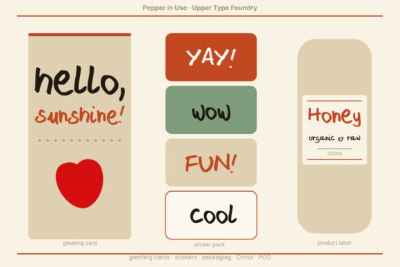 Pepper Font font preview - 2