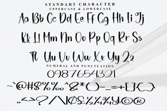 Planner Beauty Font PNG with transparent background - Preview 4
