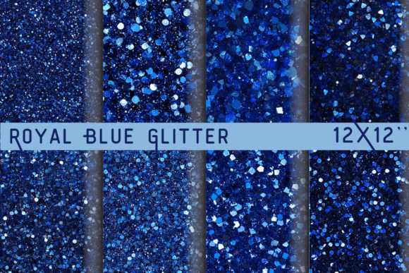 Royal Blue Glitter Background
