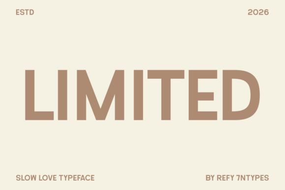 Slow Love Font PNG with transparent background - Preview 1
