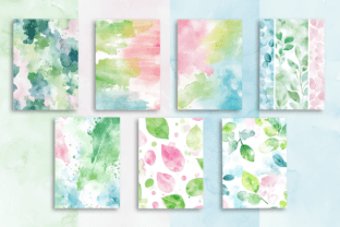 Spring Watercolor Backgrounds Graphic by DigiArt · Creative Fabrica