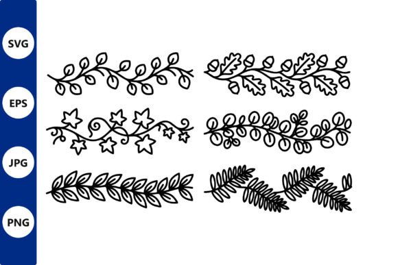 Botanical Border Motifs Set