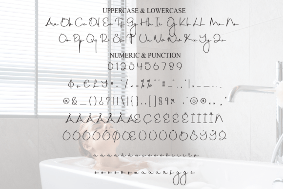 Bathine Font PNG with transparent background - Preview 6