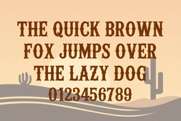Cactus Rodeo Font - Preview 1
