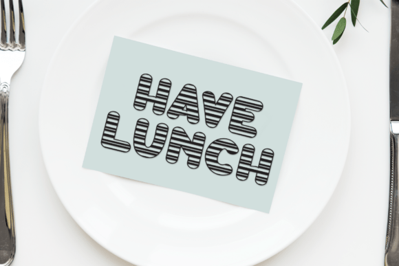 Card Rainbow Font PNG with transparent background - Preview 3