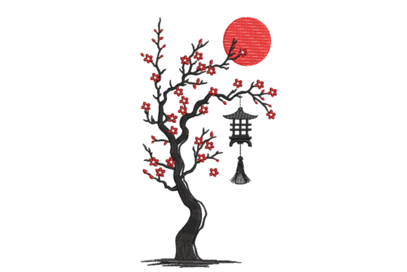 Cherry Blossom Lantern – Asian Tree