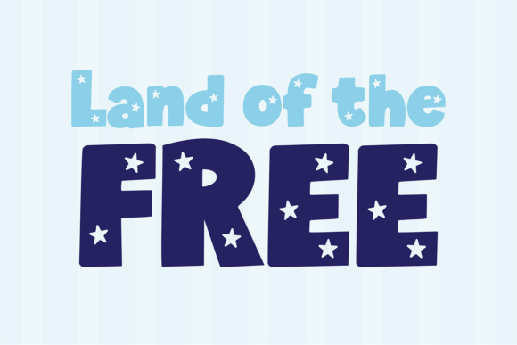 Coastal Stars Font PNG with transparent background - Preview 3