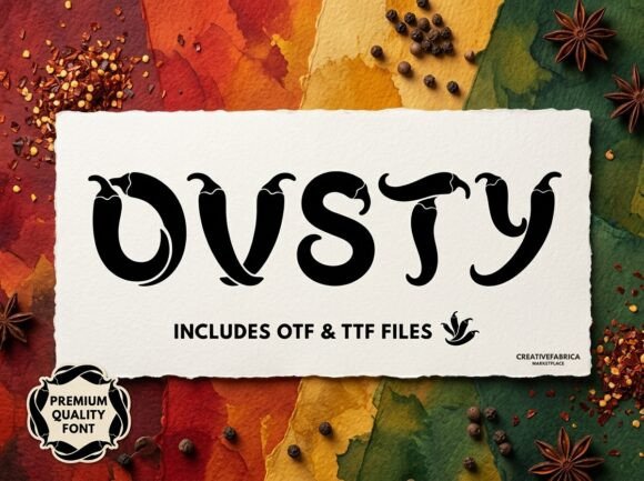 Dusty Font - Preview 1