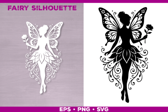 Floral Fairy SVG Design Graphic AI Graphics By julimur
