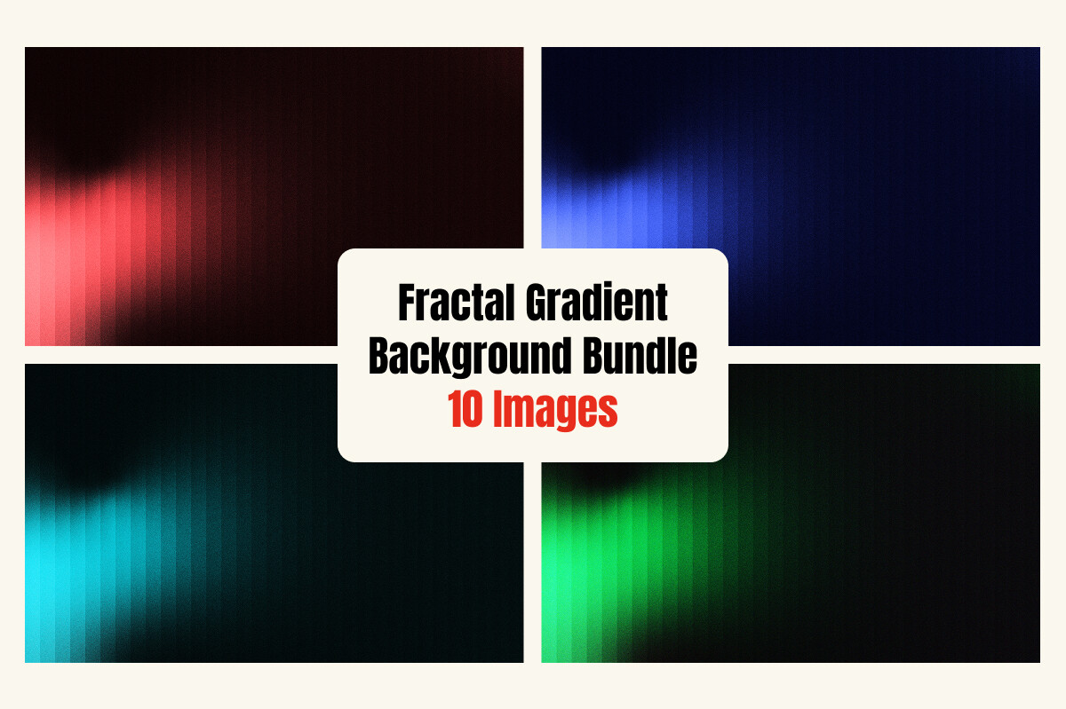 Fractal Gradient Background Bundle Graphic by ImranArt · Creative Fabrica