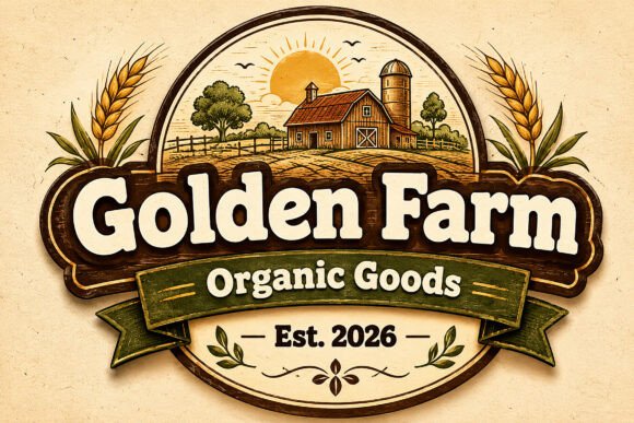 Golden Harvest Font PNG with transparent background - Preview 3