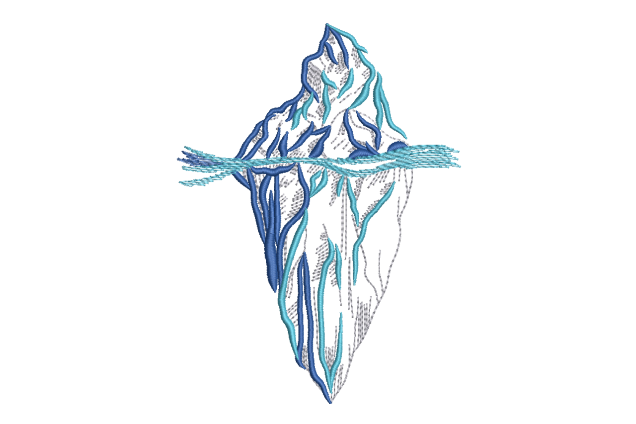 Iceberg Above & Below – Modern Line