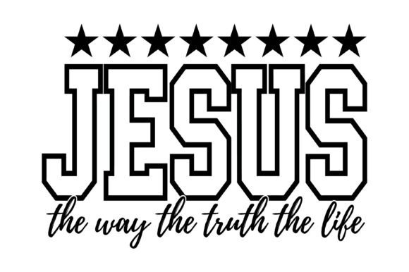 Jesus Way Truth Life Design Grafica Design di T-shirt Di Design Station