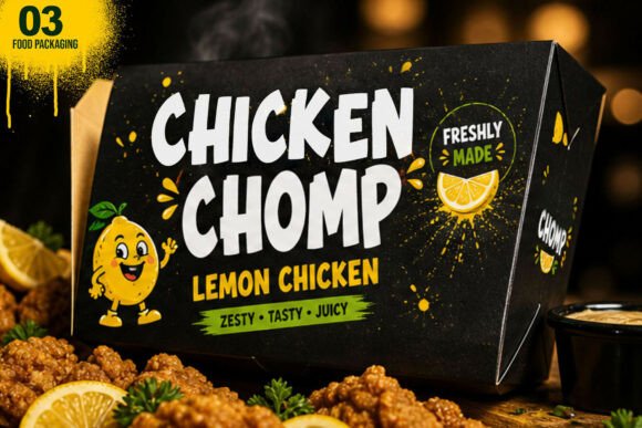 Lemon Chomp Font PNG with transparent background - Preview 2