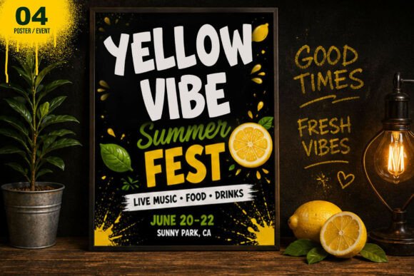 Lemon Chomp Font PNG with transparent background - Preview 3