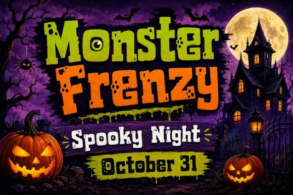 Monster Frenzy Font PNG with transparent background - Preview 1