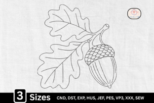 Oak Leaf Acorn · Creative Fabrica