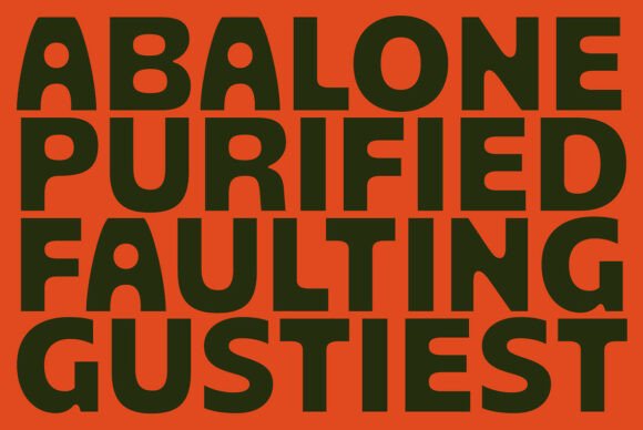 Orlive Font font preview - 3