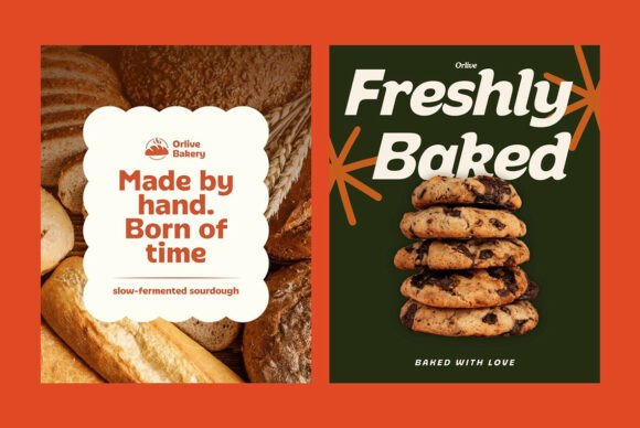 Orlive Font font preview - 5