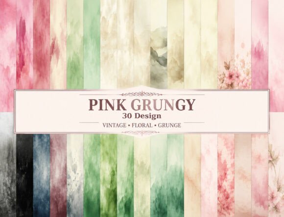 Preview of Pink Watercolor Background, Soft Paper