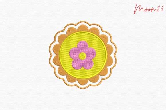 Retro Floral Blossom Charm