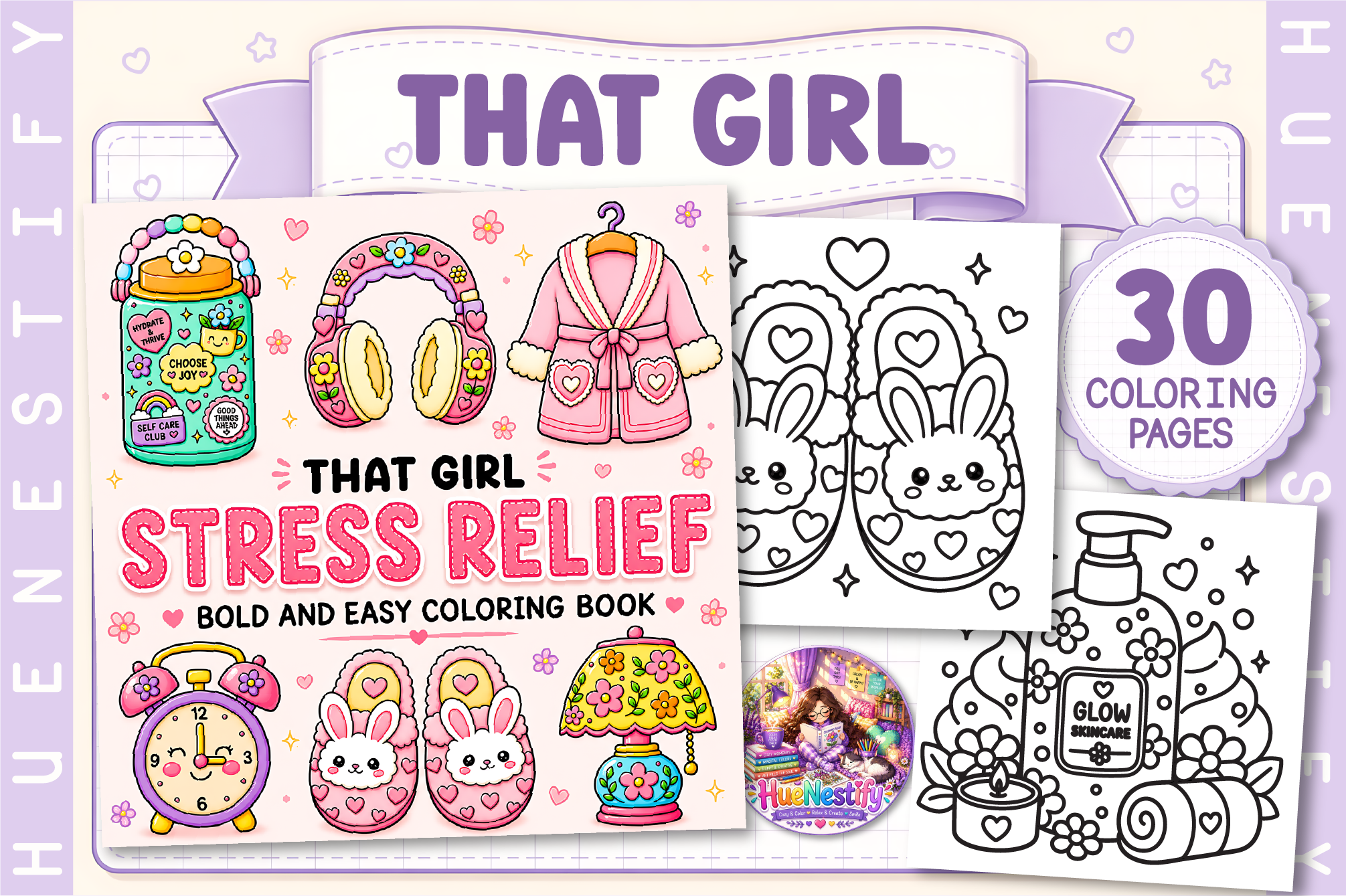 That Girl Stress Relief Coloring Book