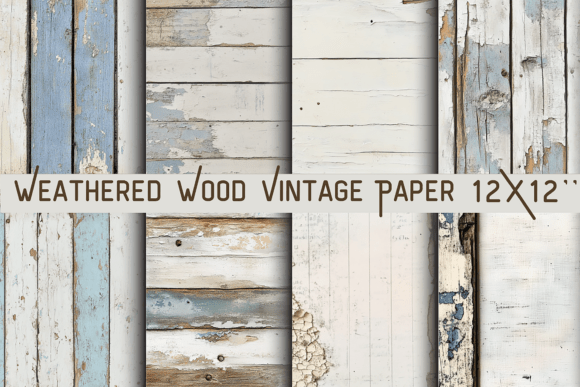 Weathered Wood Vintage Paper