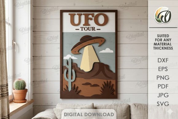 3D Wild West Wall Art Laser Cut Laser Cutting By Digital Idea