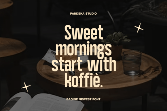 Bagine Font - Preview 2
