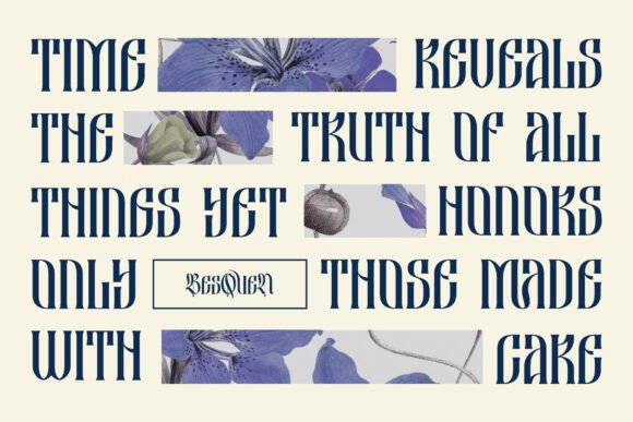 Besquen Font - Preview 1